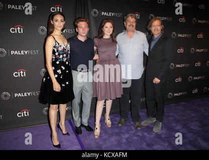 Das Paley Center for Media's 11th Annual PaleyFest Fall TV zeigt eine Vorschau mit „Shameless“ mit: Emmy Rossum, Jeremy Allen White, Emma Kenney, John Wells, William H. Macy Where: Beverly Hills, Kalifornien, Vereinigte Staaten Wann: 07 Sep 2017 Credit: FayesVision/WENN.com Stockfoto