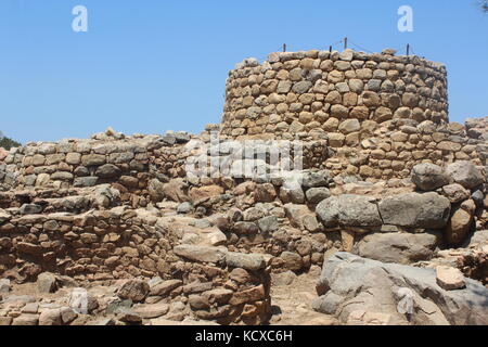 Nuraghe Albucciu in der Provinz Olbia Tempio, Sardinien Stockfoto