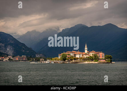 Isola dei Pescatori am Lago Maggiore, Italien Stockfoto