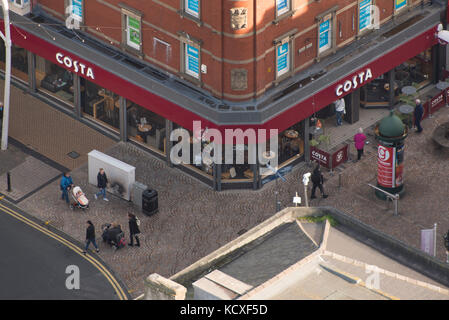 Costa Coffee Cafe, Blackpool Church Street Stadtzentrum. Gutschrift. LEE RAMSDEN / ALAMY Stockfoto