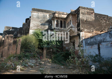 Altes Haveli in Rajastan Indien Stockfoto