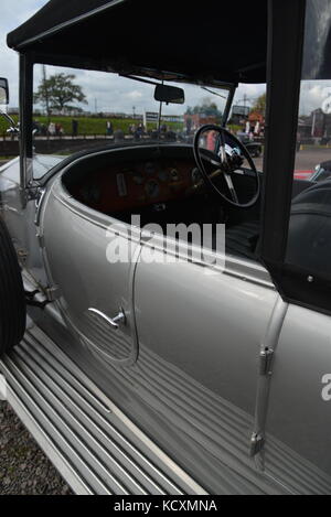 Rolls Royce Auto am Great Central Railway Dampf Gala 2017, Loughborough Quorn Station Stockfoto