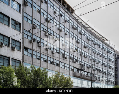 Belgrad, Serbien, Balkan. Beispiel für die Frage der Erwärmung der Umwelt. Stockfoto