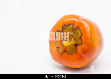 (Chontaduro bactris gasipaes) auf weißem Hintergrund Stockfoto