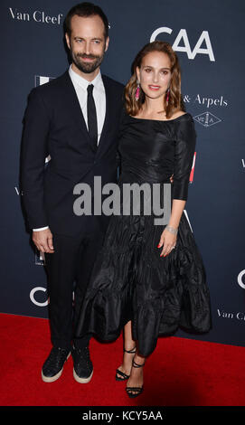 Benjamin Millepied, Natalie Portman017 bei der jährlichen Gala der l.a. Tanz Projekt in L.A. Tanz Projekt kommt am 7. Oktober 2017 in Los Angeles, Kalifornien. Stockfoto