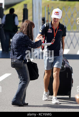 Suzuka International Racing Course, Japan. Oktober 2017. SUZUKA, 2017 FORMEL 1 GROSSER PREIS VON JAPAN, 06. - 08.10.2017, Bild Pierre Gasly (FRA Nr. 10), Scuderia Toro Rosso Foto: Cronos/Hasan Bratic Credit: Cronos/Alamy Live News Stockfoto