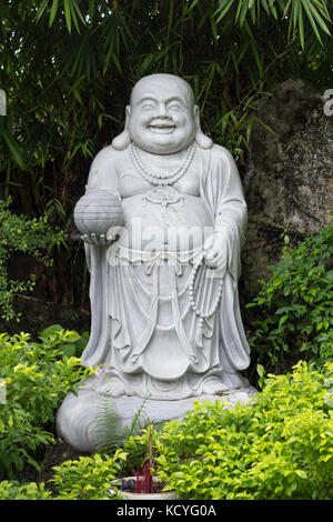 Lächelnd fat Buddha Stockfoto