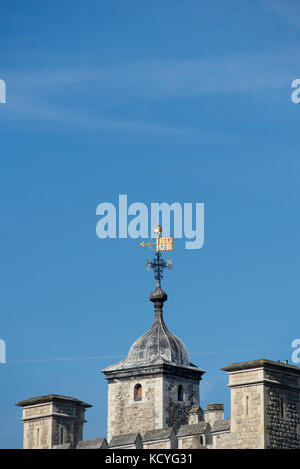 Detail der Tower von London in London, England, Großbritannien Stockfoto