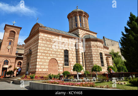 St. Anton Kirche Altstadt Hofkirche - Biserica Curtea Veche in Bukarest, Rumänien. Stockfoto