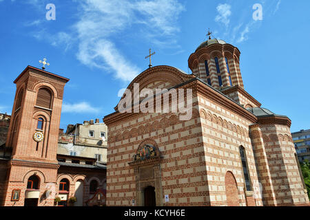 St. Anton Kirche Altstadt Hofkirche - Biserica Curtea Veche in Bukarest, Rumänien. Stockfoto