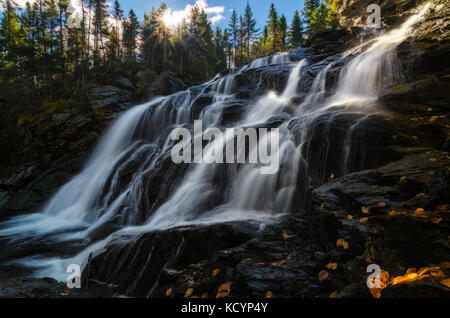 Laverty fällt, Fundy National Park, Alma, New Brunswick, Kanada, Wasserfall Stockfoto