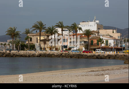 Portixol, Mallorca, Balearen, Spanien. Stockfoto