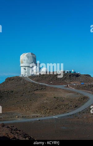 Wanderweg Haleakala National Park, Maui, Hawaii, Vereinigte Staaten von Amerika Stockfoto