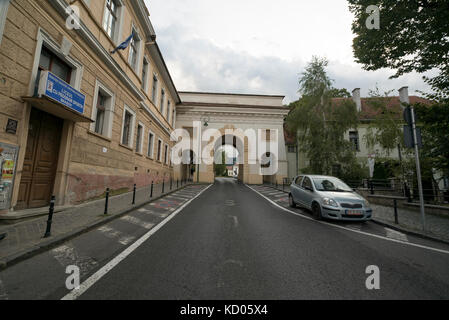 Rumänien, Brasov, Tampa Gipfel und Umgebung Stockfoto