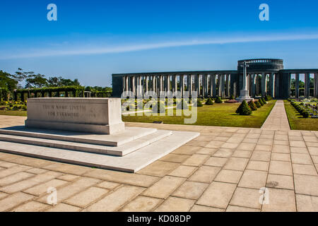 Htauk Kyant Kriegerdenkmal Friedhof, Yangon, Myanmar Stockfoto