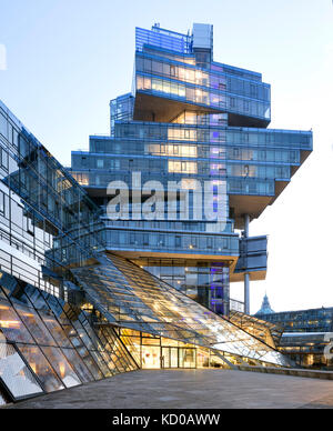 Der Norddeutschen Landesbank, der nordlb, Hauptquartier, Dekonstruktivismus, Architekten Behnisch, aegidientorplatz, Hannover, Niedersachsen Stockfoto