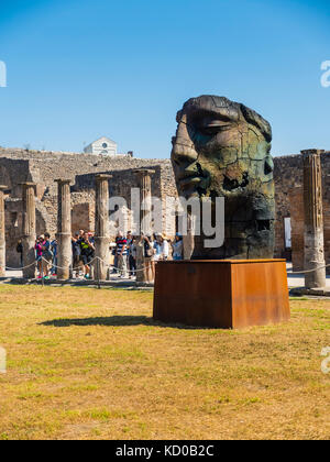 Tempel Ruinen von Pompeji, Neapel, Kampanien, Italien Stockfoto