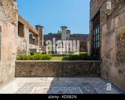 Ruinen von Pompeji, Neapel, Kampanien, Italien Stockfoto