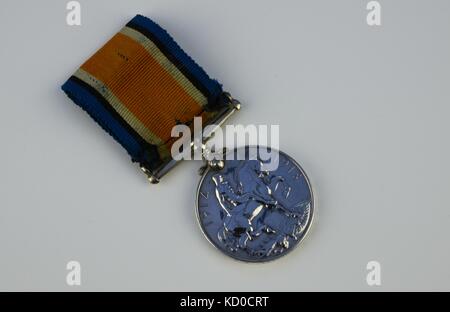 Ww1 British Krieg Medaille Stockfoto