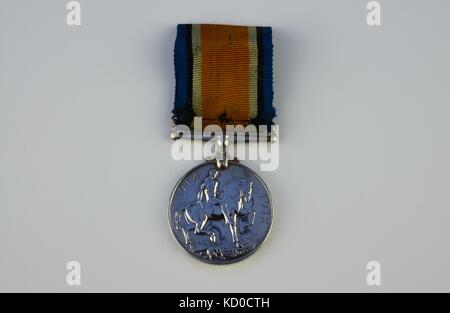 Ww1 British Krieg Medaille Stockfoto