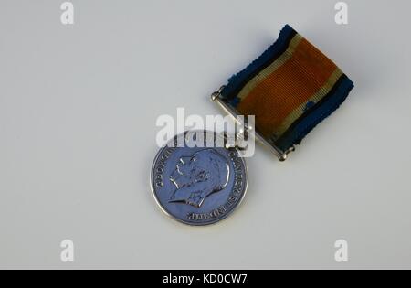 Ww1 British Krieg Medaille Stockfoto