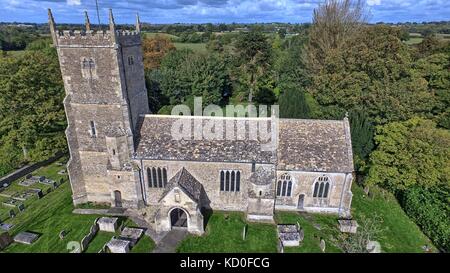 St. Peter & Paul Kirche, Great Somerford Stockfoto