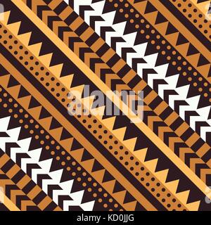Ethnische tribal nahtlose Muster. geometrische Ornamente Abbildung. Dekorative Elegante Textur Stockfoto