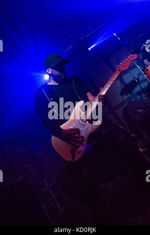 Mailand, Italien. 6. Oktober 2017. Rock Sänger Almeria an der Legende Club durchführen. Brambilla Simone Fotografie leben Nachrichten Stockfoto