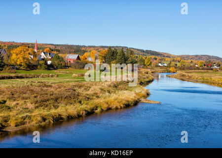 Kennebecasis Fluss, Norton, New Brunswick, Kanada Stockfoto