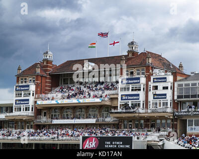 Der Pavillon - 3. Test gegen Indien - der Oval, 2007 Stockfoto