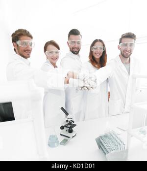 Creative Team junger Wissenschaftler. Stockfoto