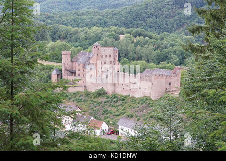 Bitburg, Deutschland - 25. Juni 2017: Alte hamm Schloss in der Nähe von Bitburg am 25. Juni 2017 in Deutschland, Europa Stockfoto