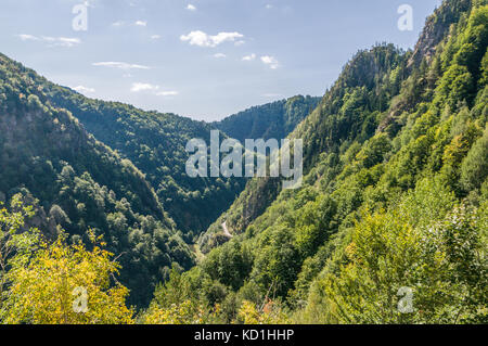 Transfagarasan Kreuzung der südliche Abschnitt der Karpaten von Rumänien Stockfoto