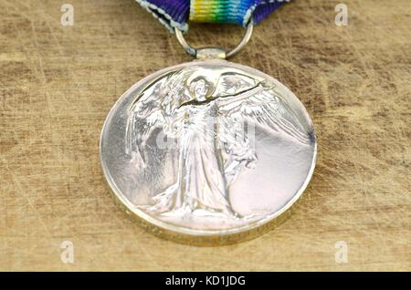 Ww1 British Victory Medal Stockfoto