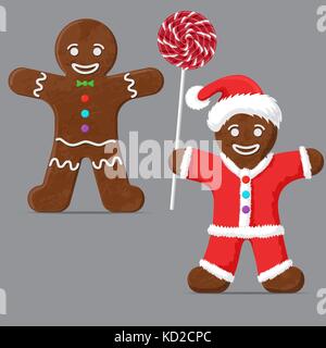 Gingerbread Man. Stock Vektor