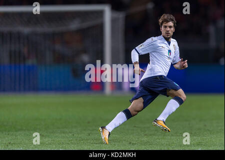 Turin, Italien. Oktober 2017. Simone Verdi (ITA) Fußball/Fußball : FIFA Fussball-Weltmeisterschaft Russland 2018 Spiel der europäischen Qualifikationsgruppe G zwischen Italien 1-1 Mazedonien im Stadio Olimpico Grande Turin in Turin, Italien . Quelle: Maurizio Borsari/AFLO/Alamy Live News Stockfoto