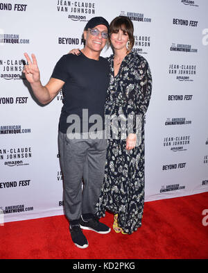 Los Angeles, USA. 09 Okt, 2017. a Jean Claude Van Damme, Kat 033 Ankunft am Jean Claude Van johnson Foster, ein Amazon Movie Premiere auf der Egyptian Theatre in Los Angeles. 9. Oktober 2017. Credit: tsuni/usa/alamy leben Nachrichten Stockfoto