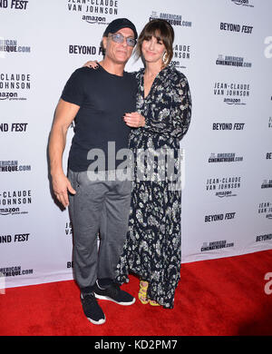 Los Angeles, USA. 09 Okt, 2017. Jean Claude Van Damme, Kat 035 Ankunft am Jean Claude Van johnson Foster, ein Amazon Movie Premiere auf der Egyptian Theatre in Los Angeles. 9. Oktober 2017. Credit: tsuni/usa/alamy leben Nachrichten Stockfoto