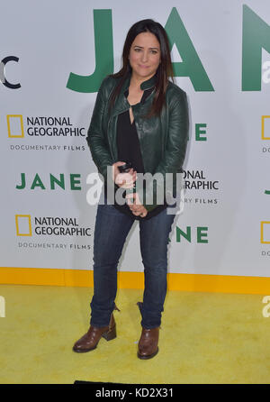 Hollwood, Ca. Okt. 2017. Pamela Adlon, Bei Premiere Von National Geographic Documentary Films "Jane" Auf dem Hollywood Bowl In Kalifornien am 09. Oktober 2017. Kredit: Faye S/Media Punch/Alamy Live News Stockfoto