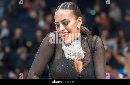 Brentwood, Essex 10 Oktober 2017, 65. Internationale Latin Dance Meisterschaften an der internationalen Halle, Brentwood, Credit: Ian Davidson/Alamy leben Nachrichten Stockfoto