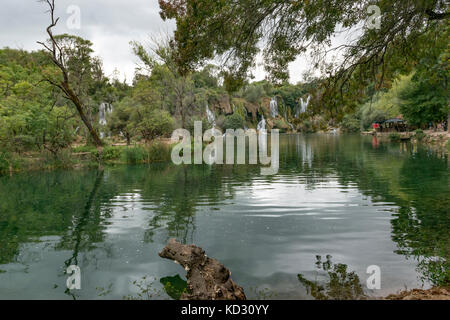 Wasserfall Kravica, Kravice, Bosnien und Herzegowina Stockfoto