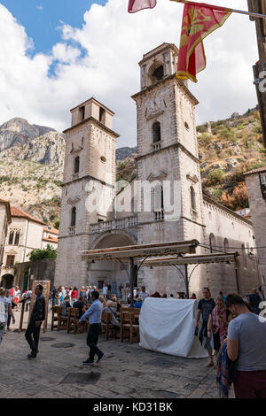 Kathedrale Von Kotor, Kotor Montenegro Stockfoto