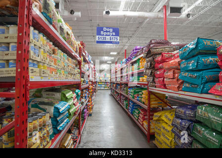 Ländliche König Store neu in Gainesville, Florida, eröffnet. Stockfoto