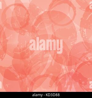Hintergrund Wein Flecken. Vektor Textur. Farbe der Rose Wein. Stock Vektor