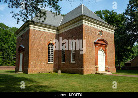 Christus Kirche, 420 Christ Church Road, Weems, Virginia Stockfoto