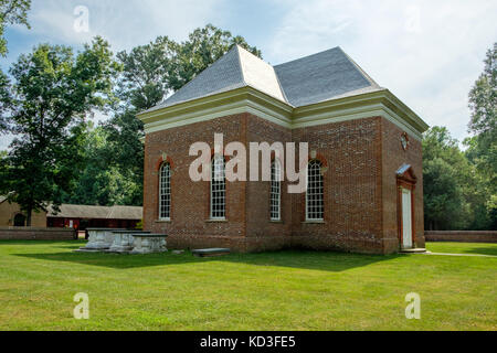 Christus Kirche, 420 Christ Church Road, Weems, Virginia Stockfoto