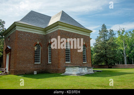 Christus Kirche, 420 Christ Church Road, Weems, Virginia Stockfoto