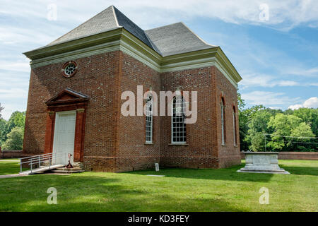 Christus Kirche, 420 Christ Church Road, Weems, Virginia Stockfoto