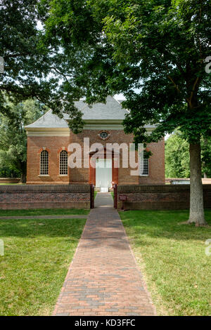 Christus Kirche, 420 Christ Church Road, Weems, Virginia Stockfoto