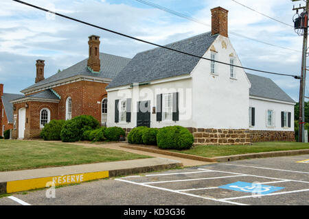 Richmond County Courthouse, Warschau, Virginia Stockfoto